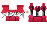 Ensemble de Pique-Nique : Table Pliante + 4 Chaises avec Sac de Transport