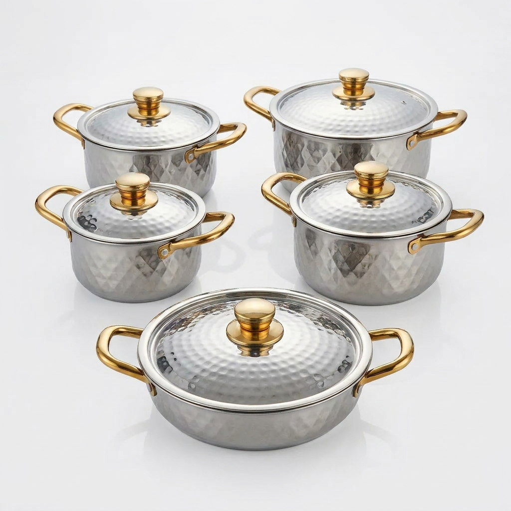 Ensemble Marmites & Sauteuse Haute Qualité