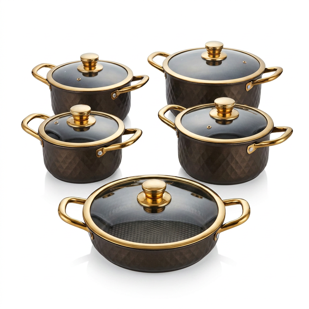 Ensemble Marmites & Sauteuse Haute Qualité