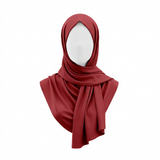 Foulard Rouge Éclatant – Douceur CottonSoft