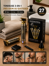 Tondeuse Multifonction 3-en-1 Sans Filماكينة حلاقة متعددة الاستعمال 3 في 1