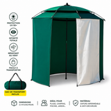 Tente de plage pliable avec protection UV 50+ et intimité totale